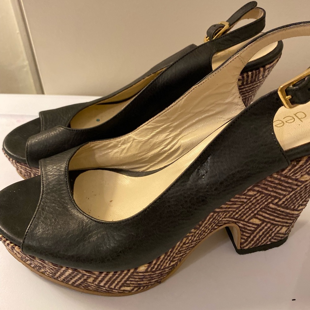 Size 7 Black Wedges.Excellent condition.Can no longer wear after foot surgeries